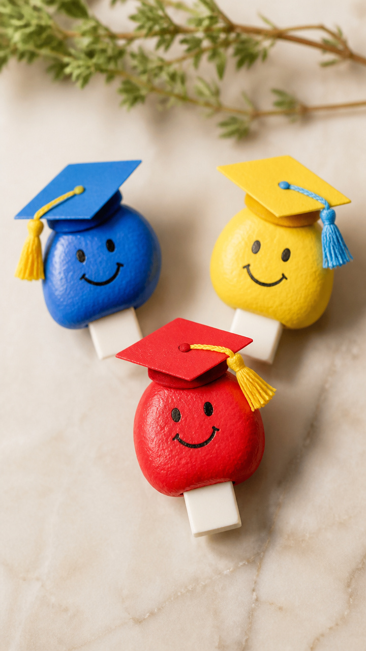 Painted Rock Eraser Toppers
