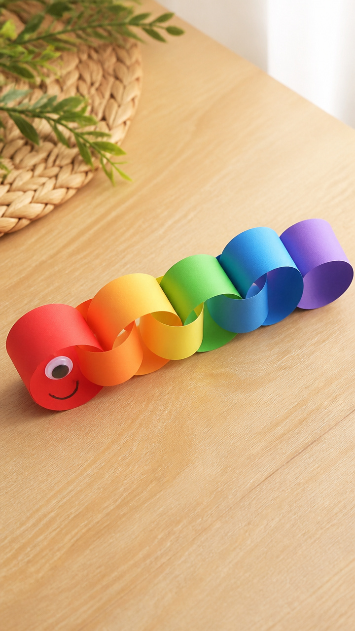 Paper Chain Caterpillar