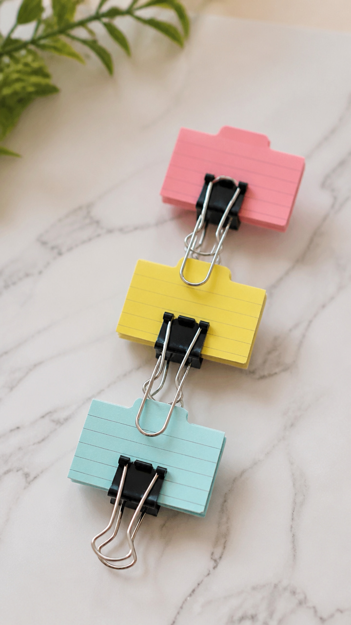 Paperclip Binder Clip Organizer