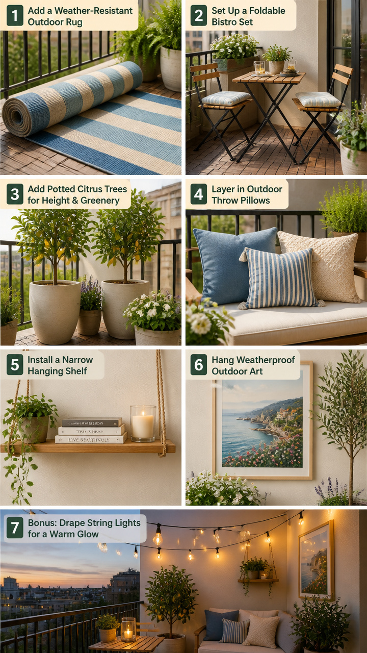 How to Style an Apartment Balcony for Summer: 7 Decorating Tips — Step by Step