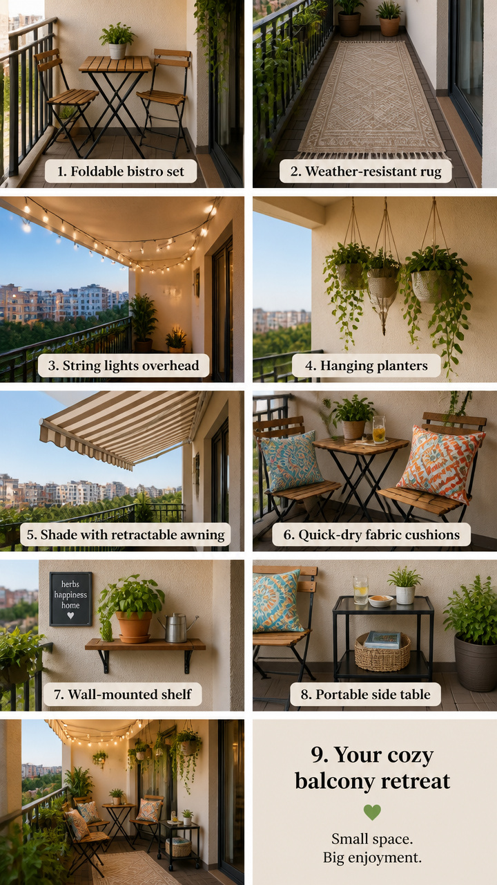 How to Turn a Tiny Balcony Into a Summer Oasis: 9 Simple Steps — Step by Step