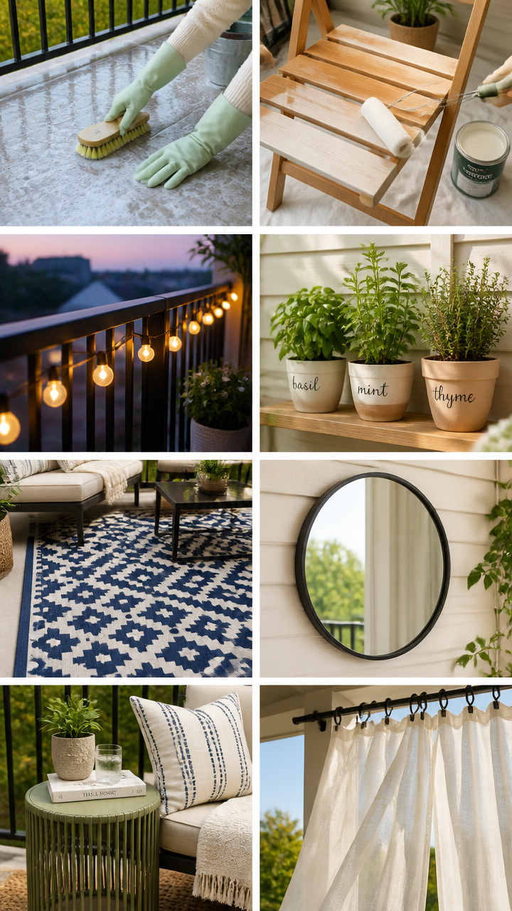 How to Refresh Your Balcony for Summer on a Budget: 8 Affordable Ideas — Step by Step