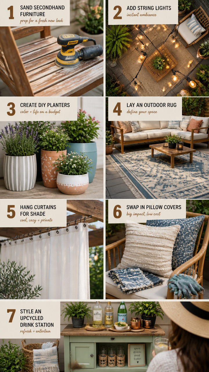 How to Create a Summer Patio Oasis on a Budget: 7 Easy Ideas β Step by Step