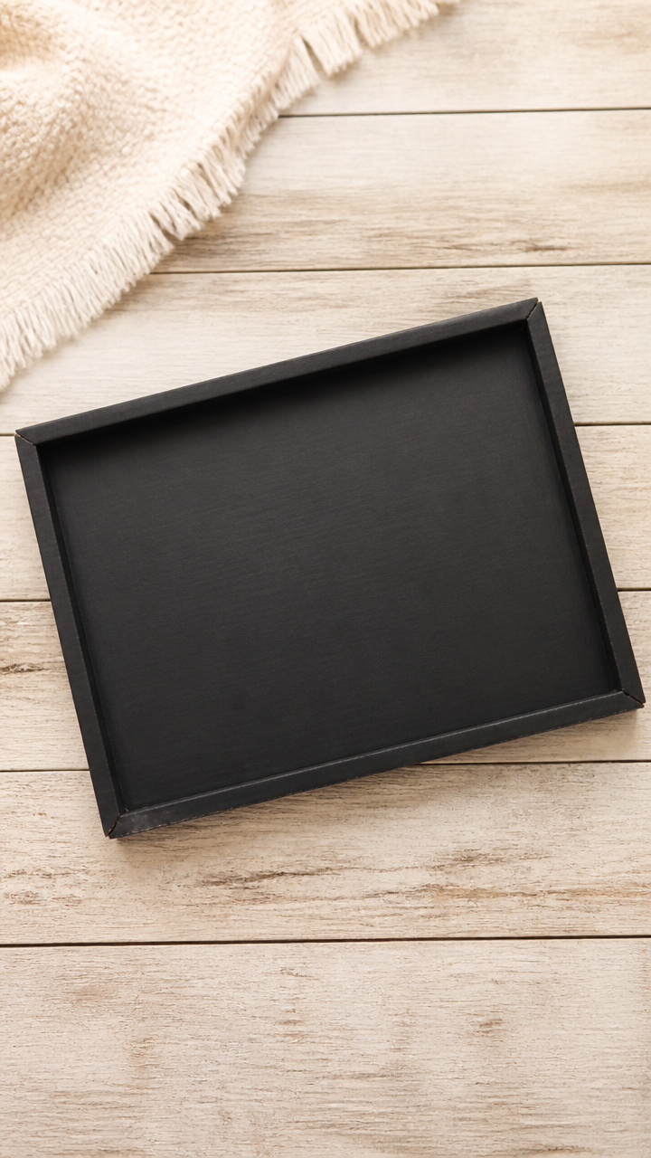 Shoebox Lid Chalkboard