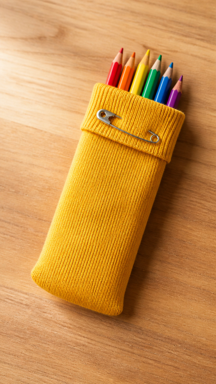 Sock Pencil Pouch