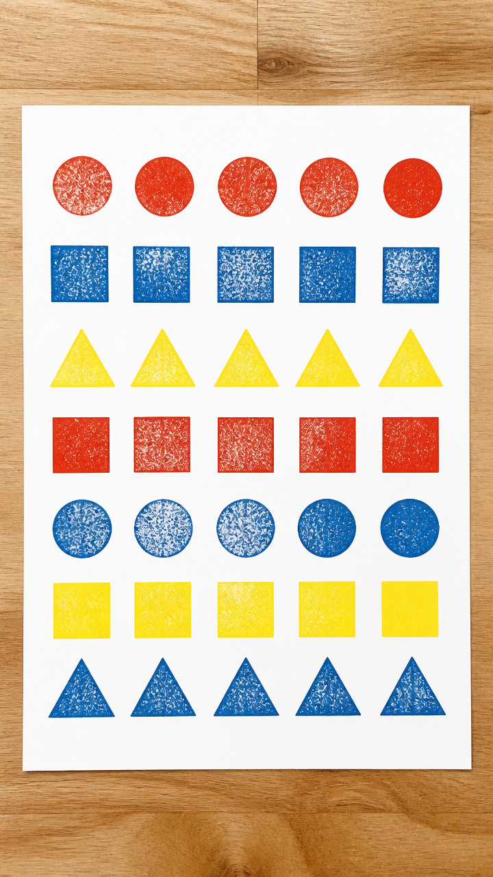 Sponge Stamp Prints