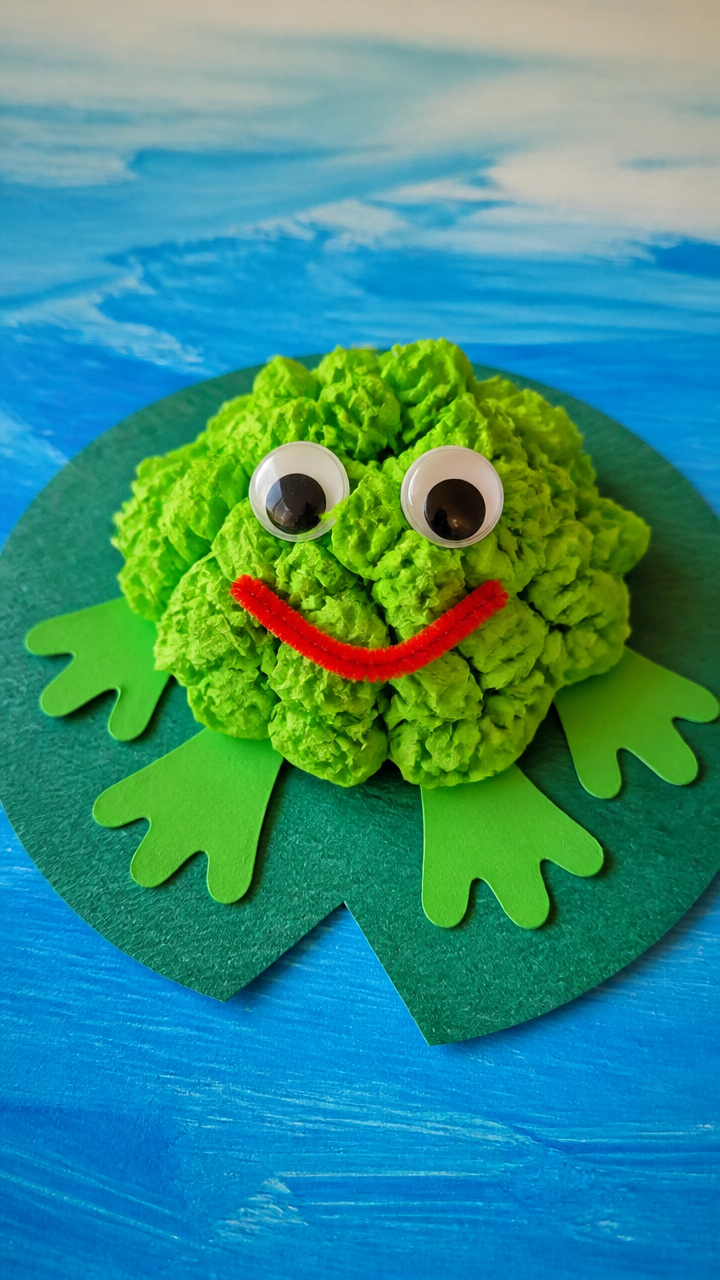 Tissue Paper Frog