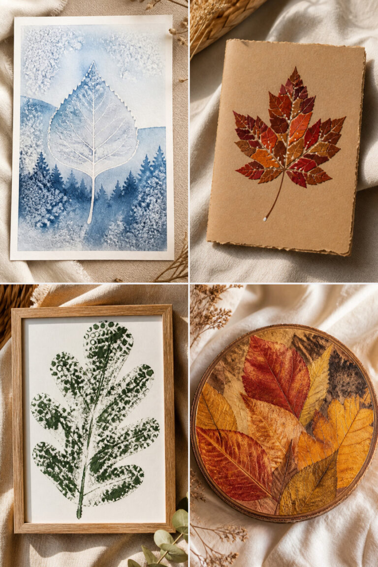 15 Leaf Painting Craft Ideas