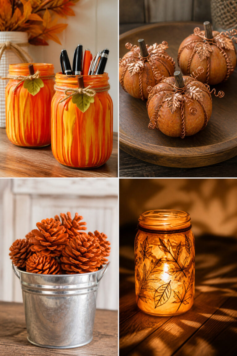 20 Rustic Pumpkin Craft Ideas for Fall Decor