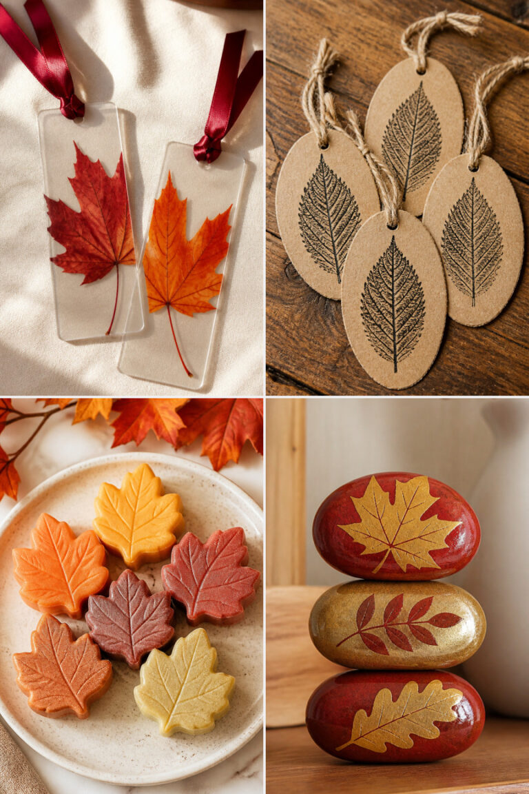25 Beautiful Fall Leaf Craft Ideas