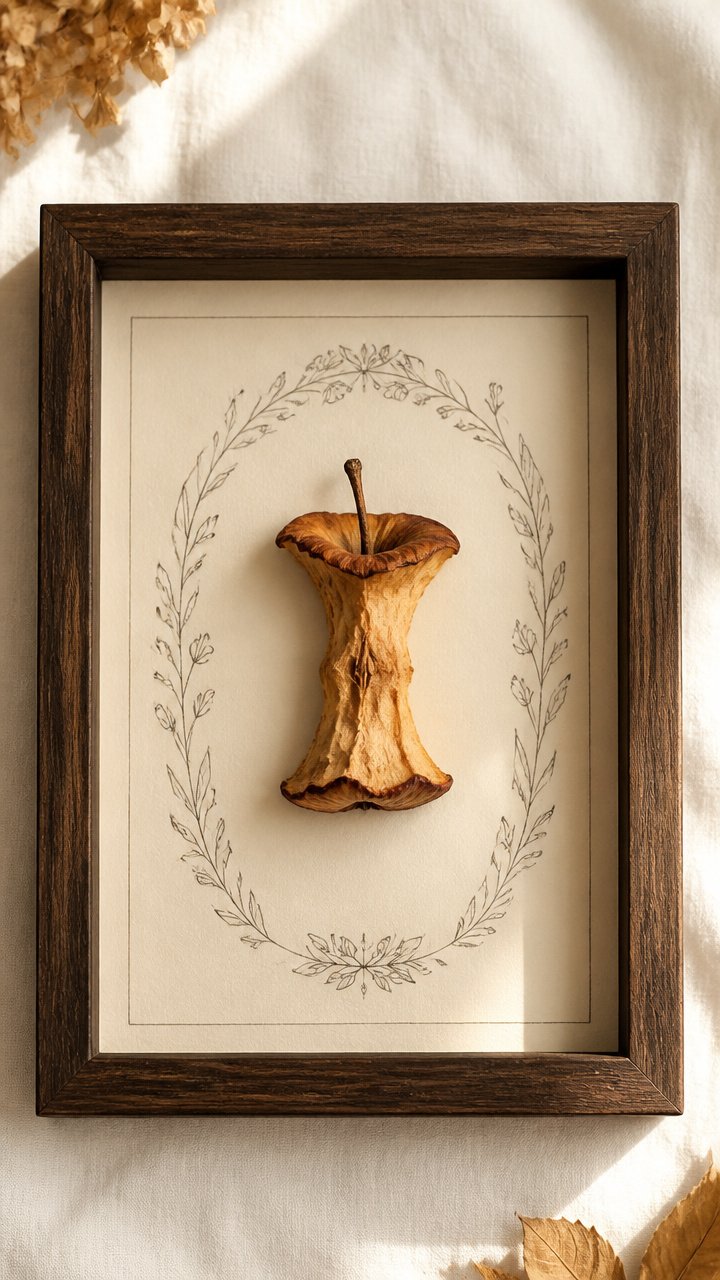 Apple Core Shadow Box
