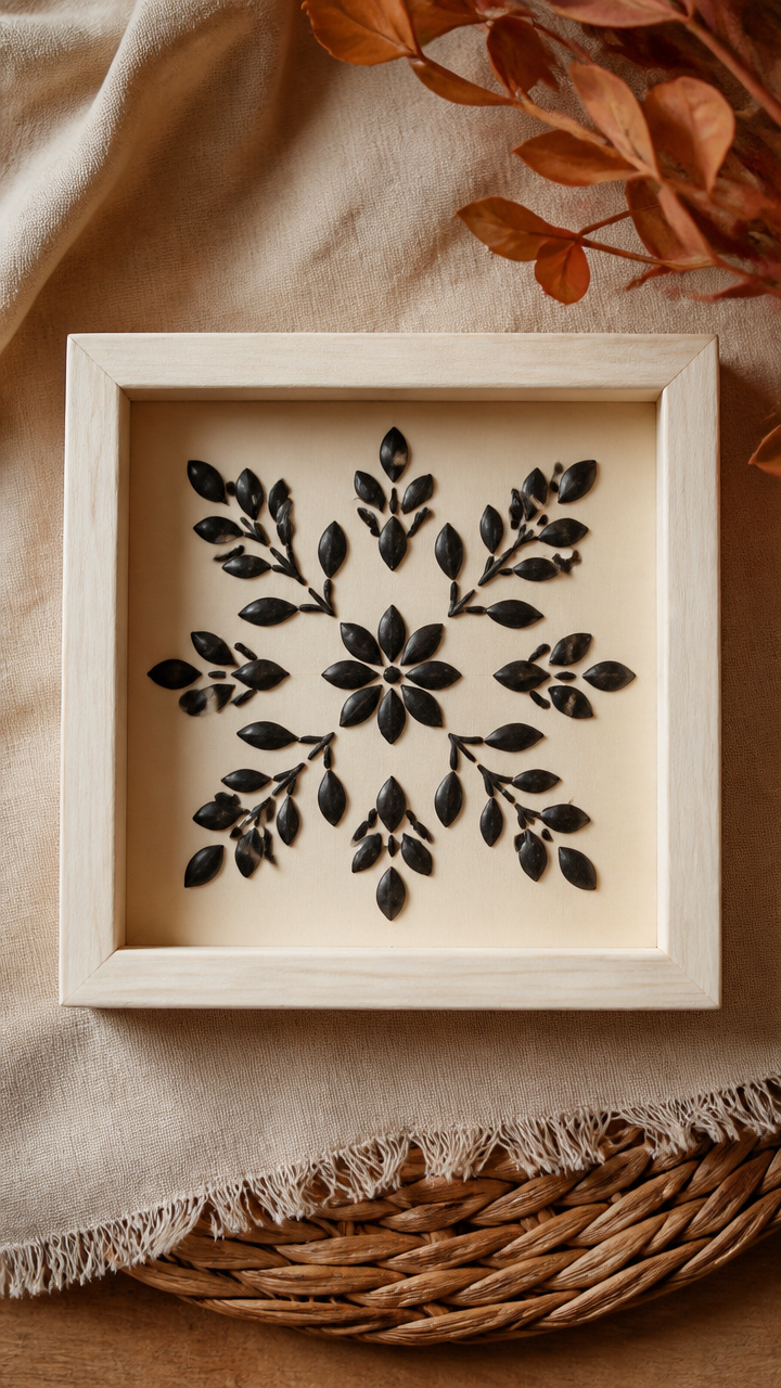 Apple Seed Mosaic Frame