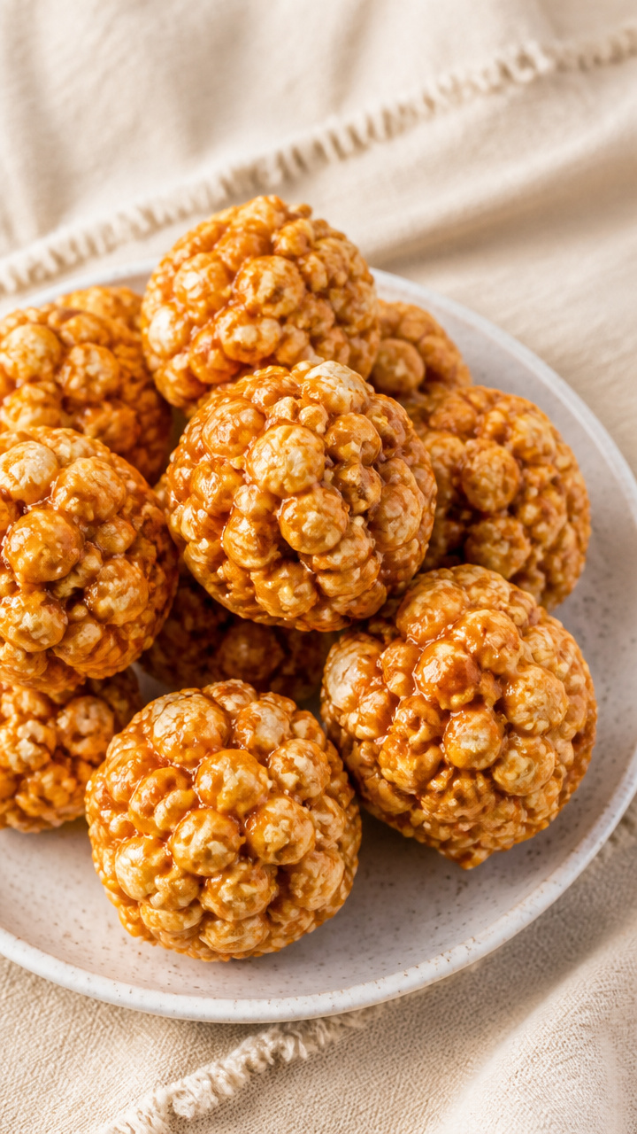 Caramel Corn Popcorn Balls