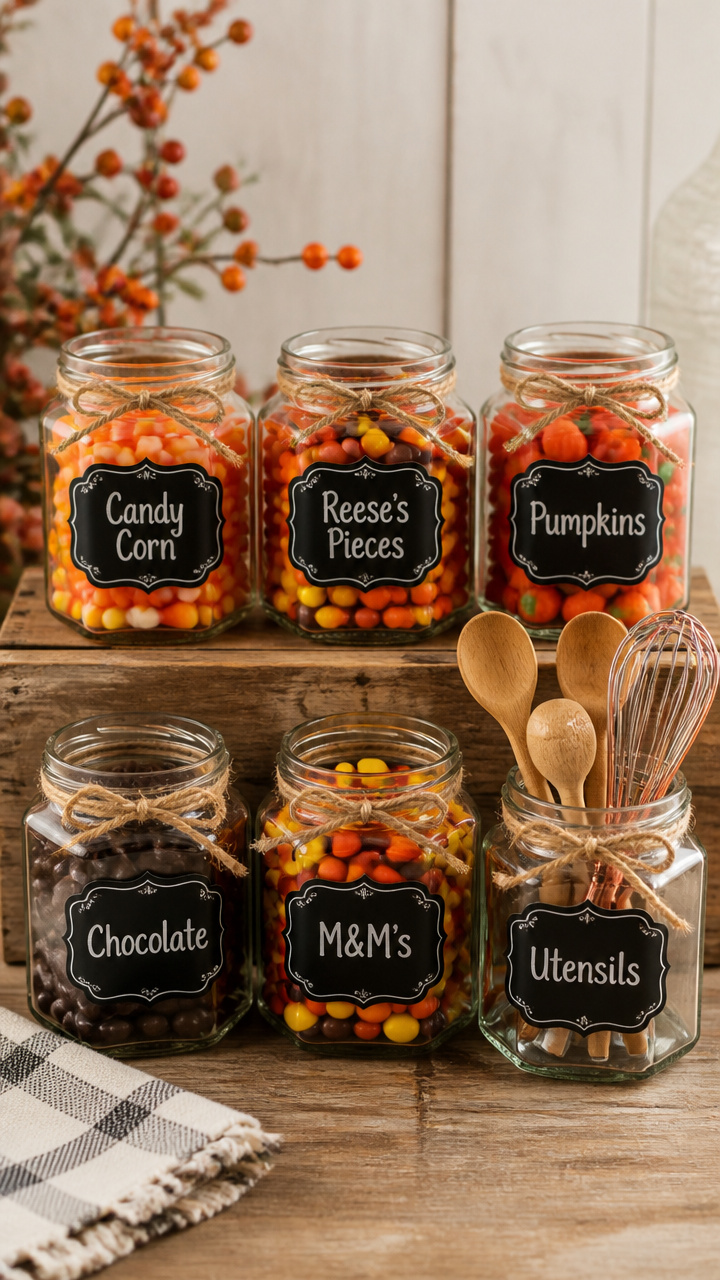 Chalkboard Jar Labels