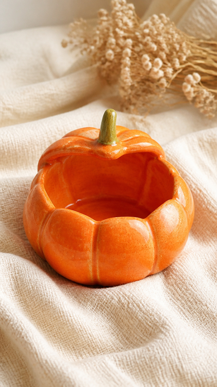 Clay Pinch Pot Pumpkins
