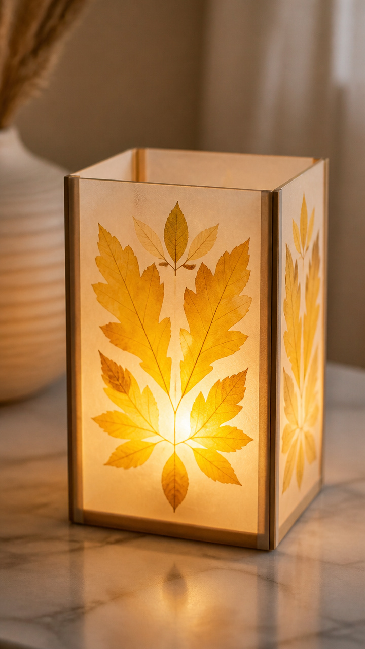 Double-Sided Leaf Lantern