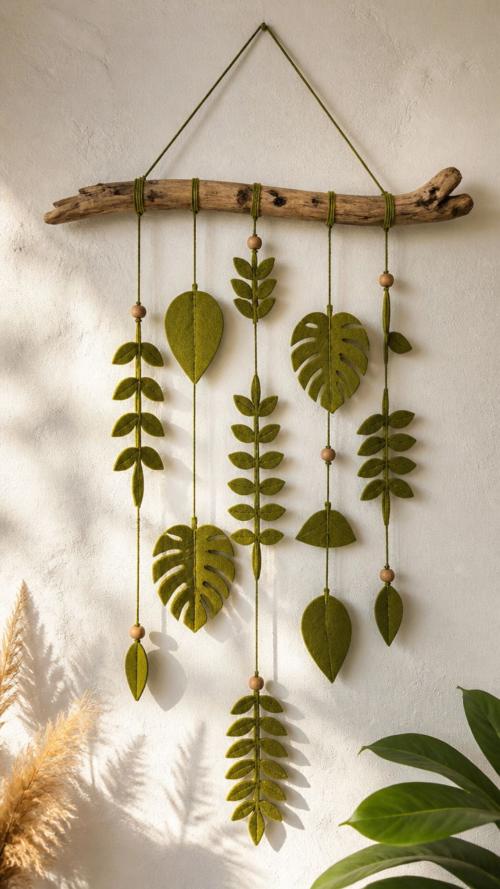 Felt Leaf Mobile
