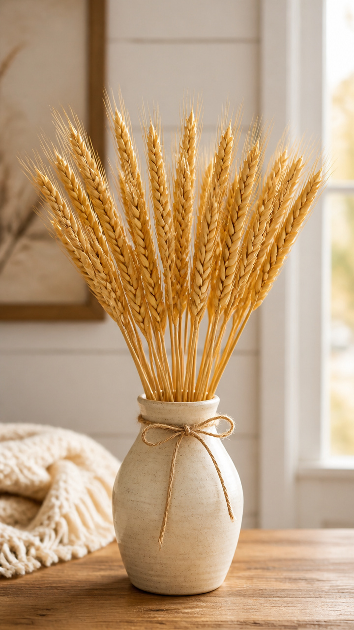 Grain Weave Wheat Stalks