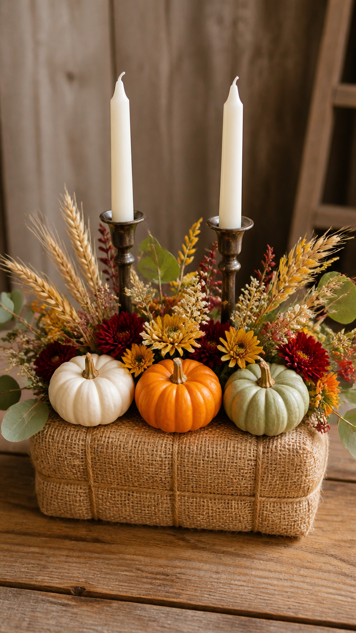 Hay Bale Centerpiece Base
