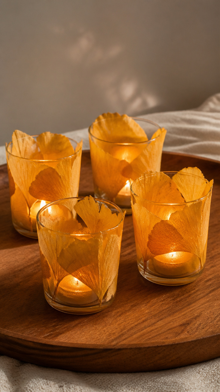 Leaf Candle Holders