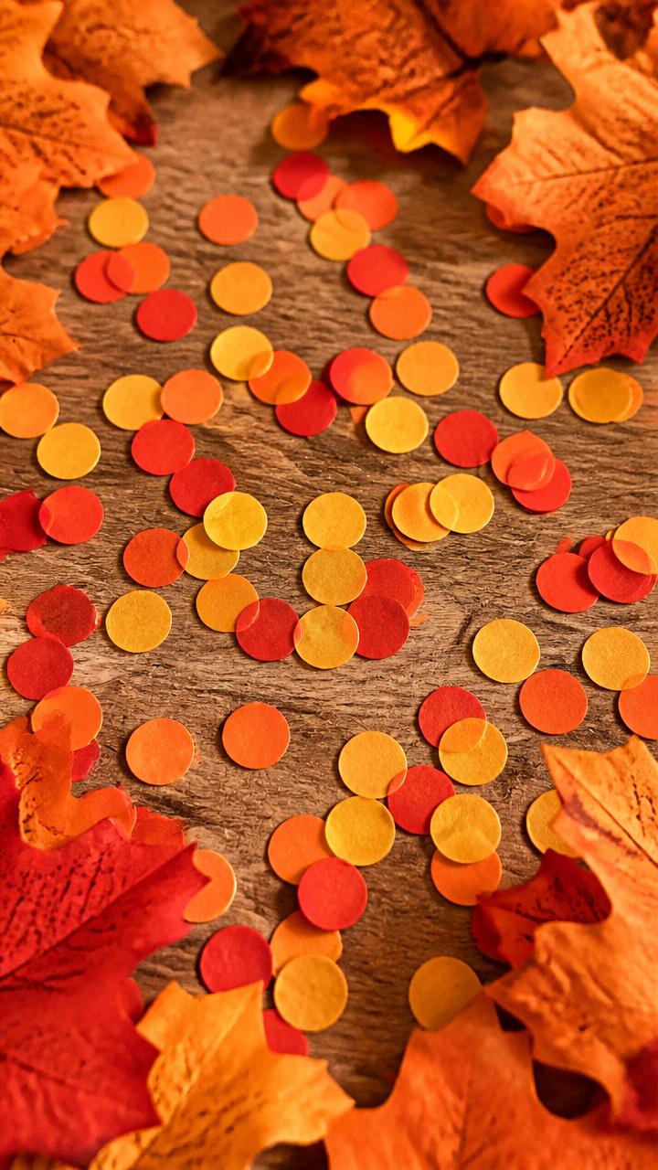 Leaf Confetti Table Scatter