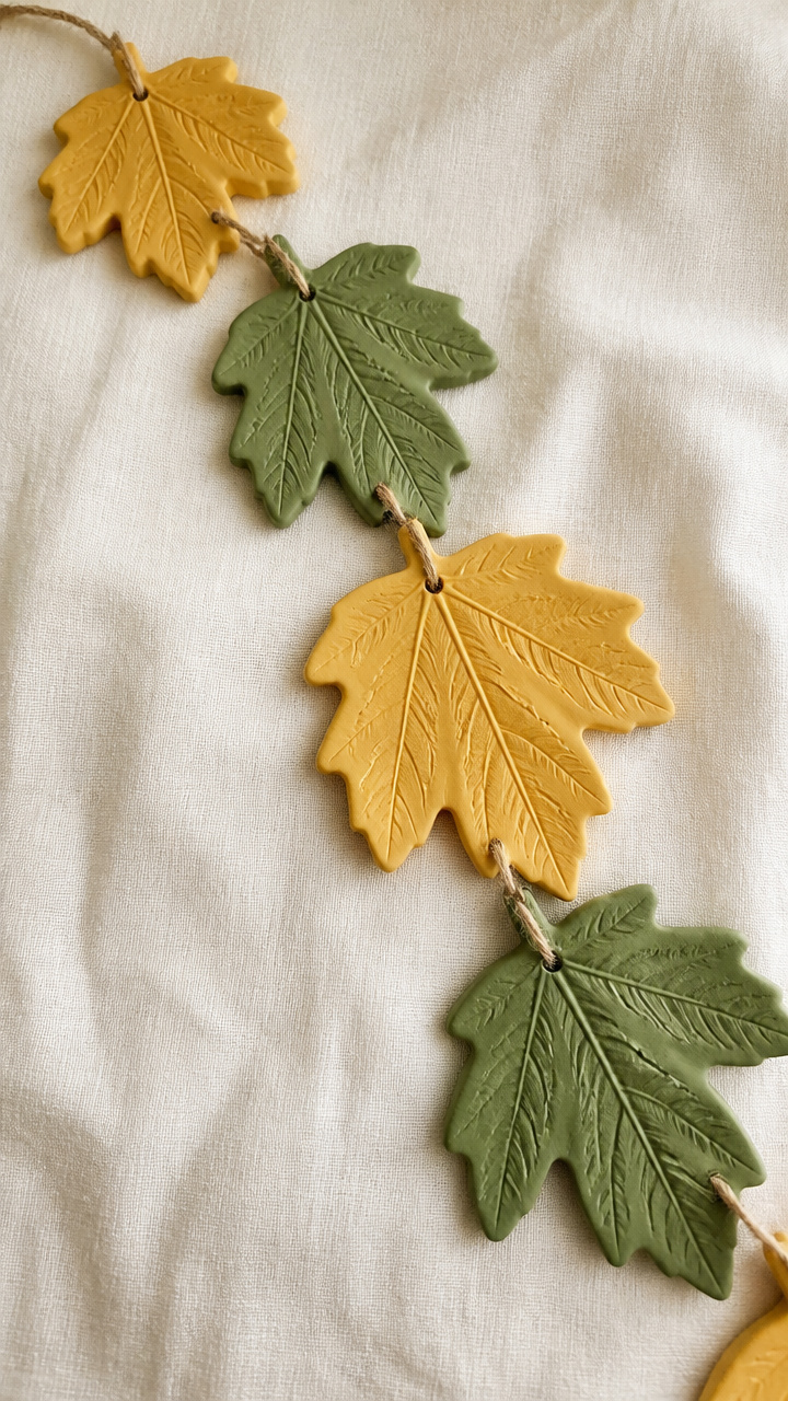 Leaf Mold Clay Impressions