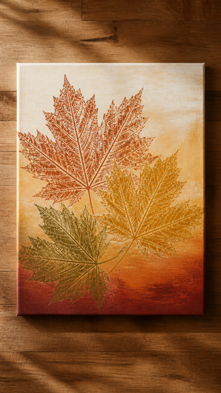 Leaf Rubbing Wall Art
