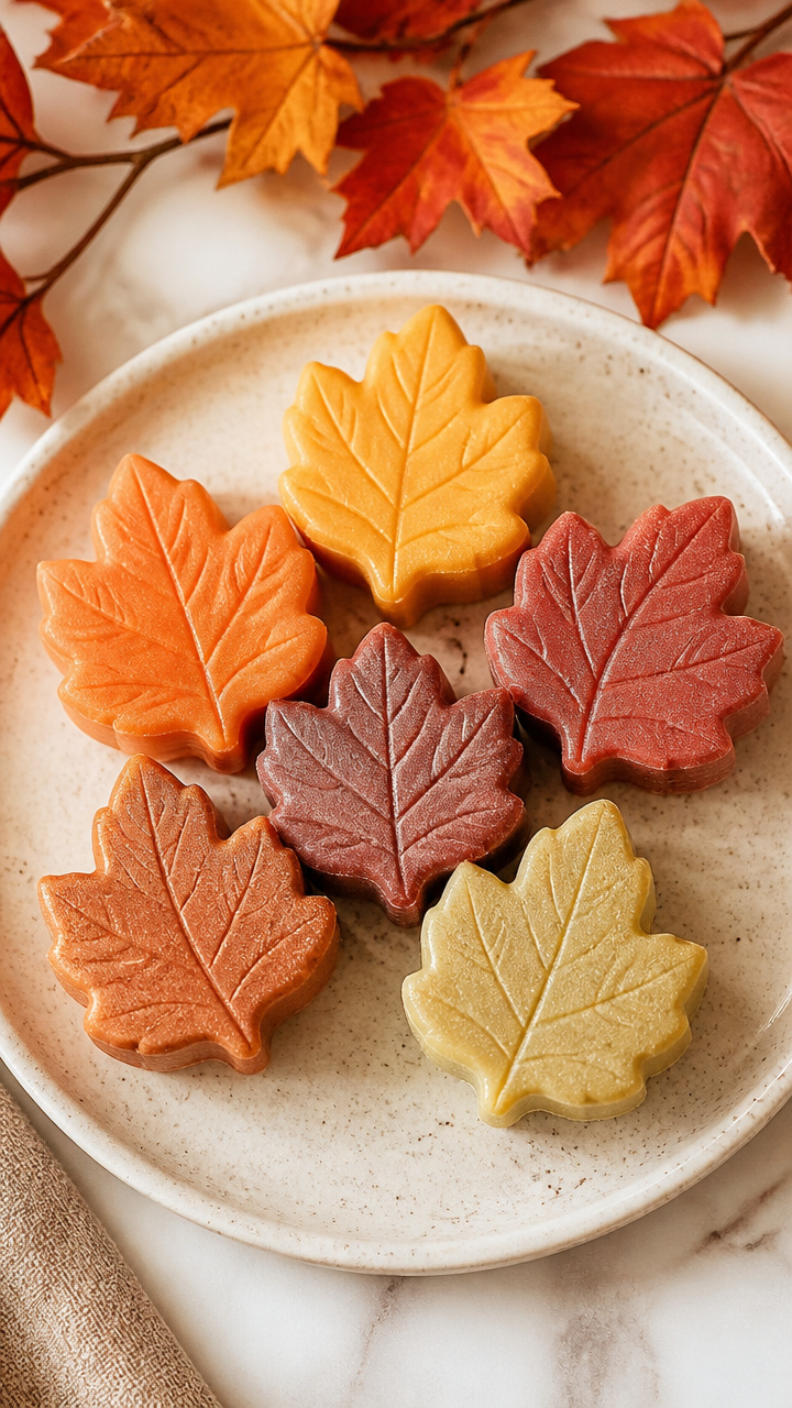Leaf-Shaped Bath Bombs