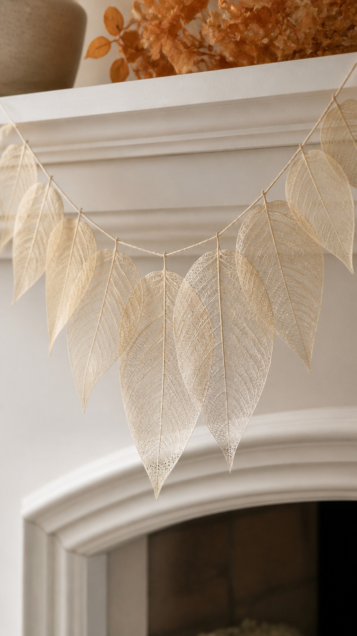 Leaf Skeleton Lace Garland