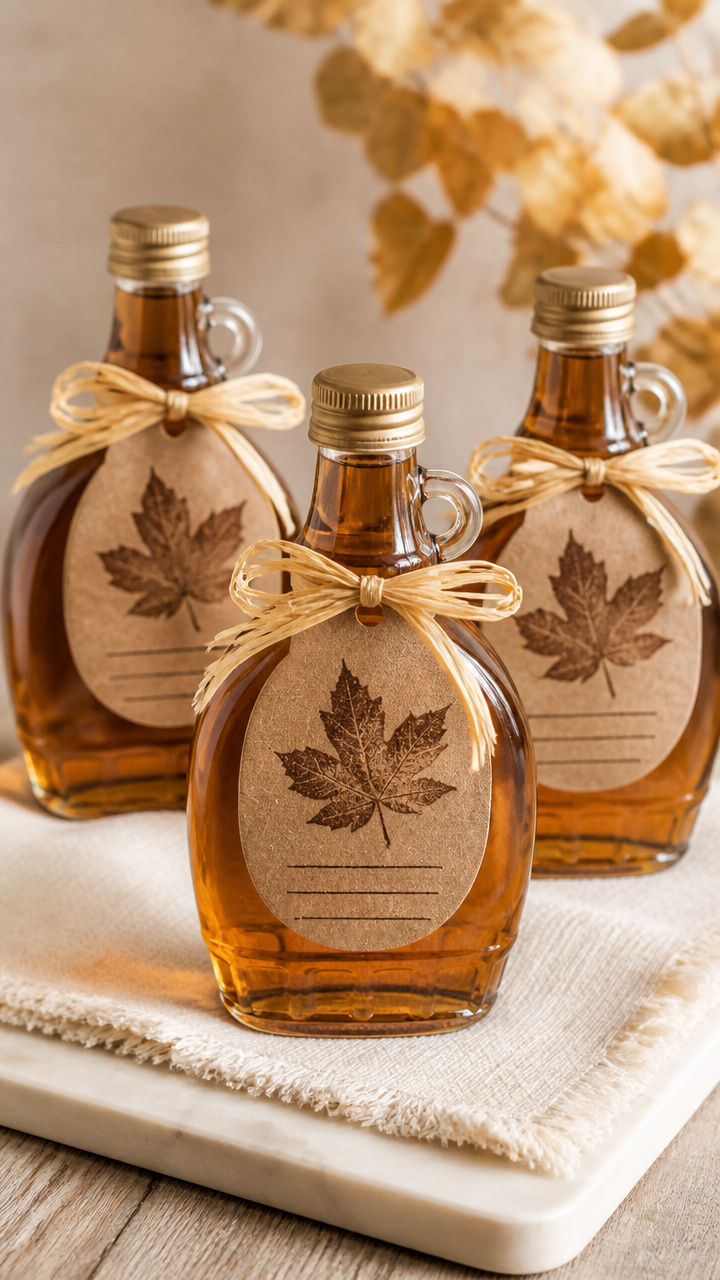 Maple Syrup Bottle Labels