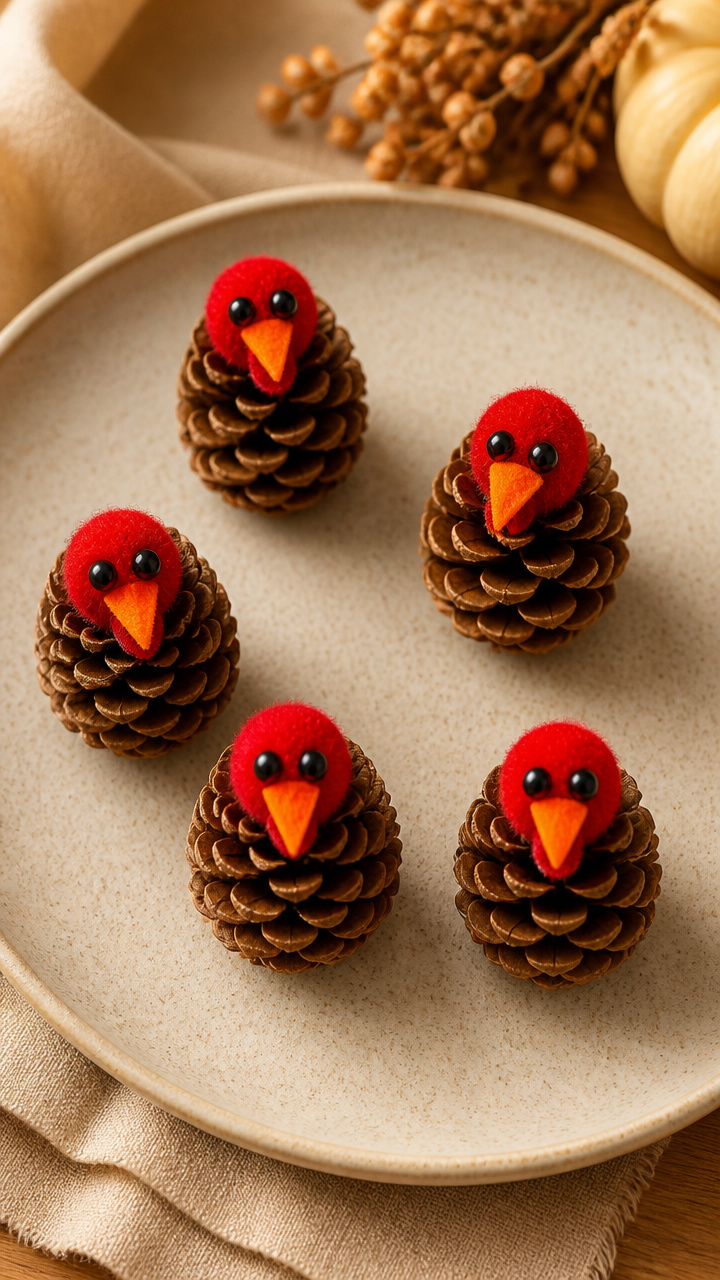 Mini Pinecone Turkeys