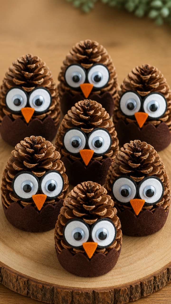 Pinecone Owls