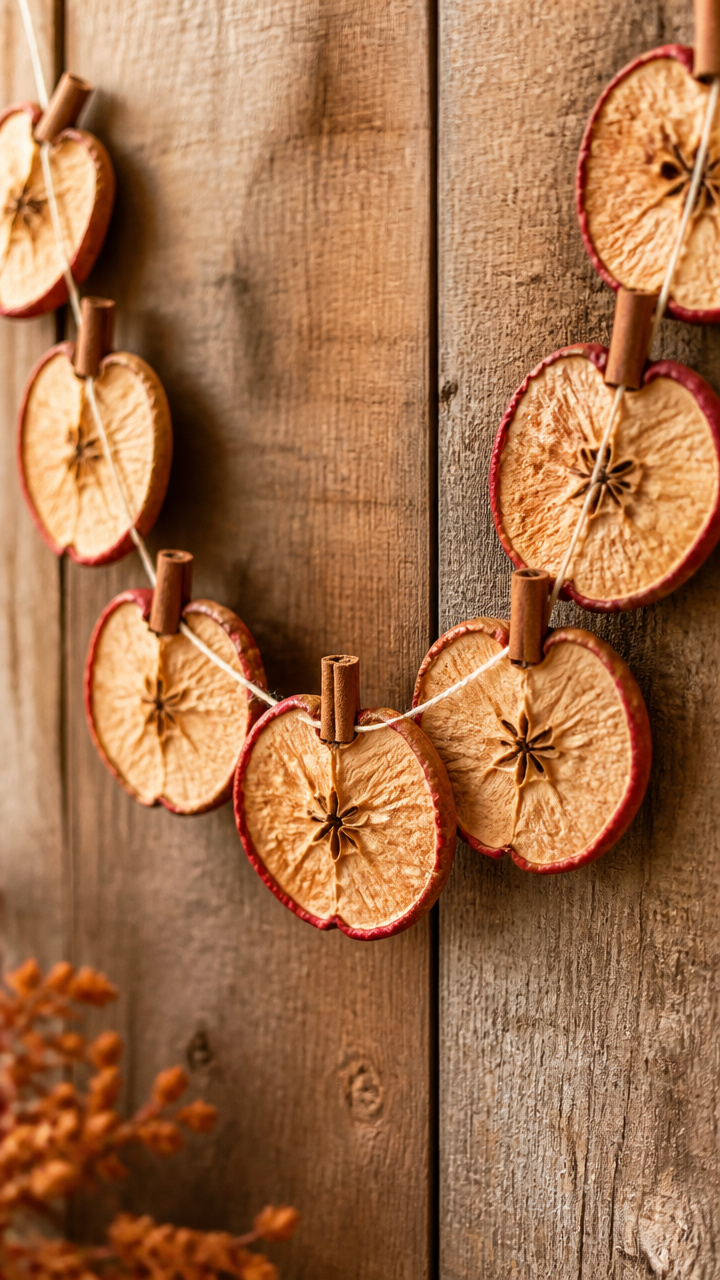 Pressed Apple Slice Decor