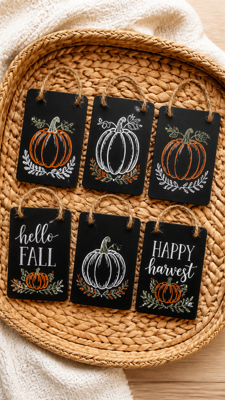 Pumpkin Chalkboard Signs