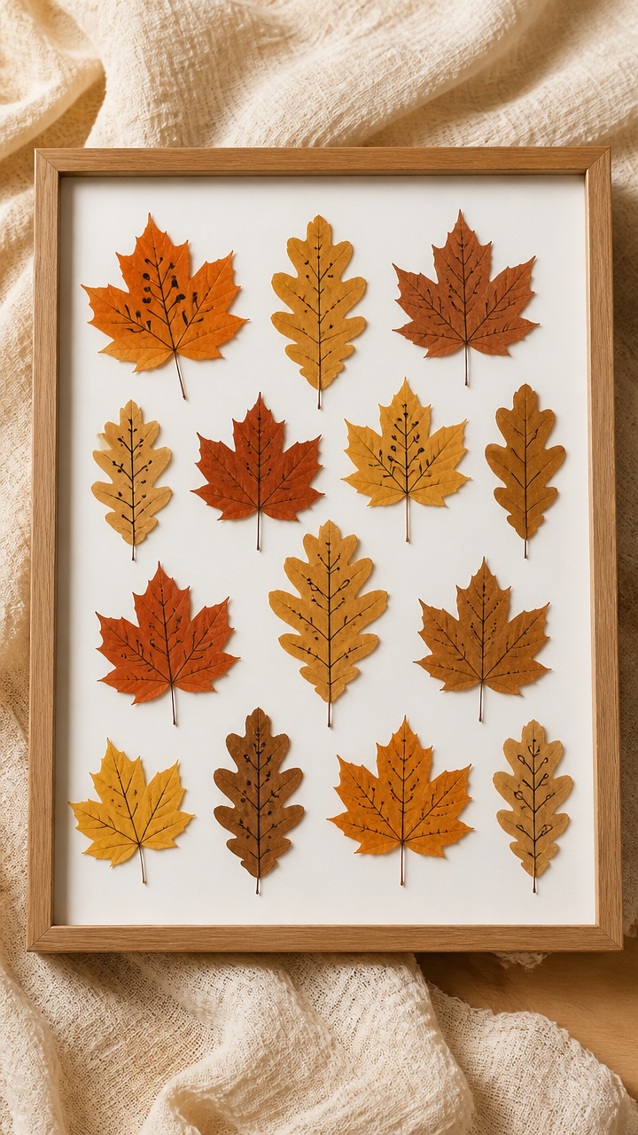 Pumpkin Leaf Collage