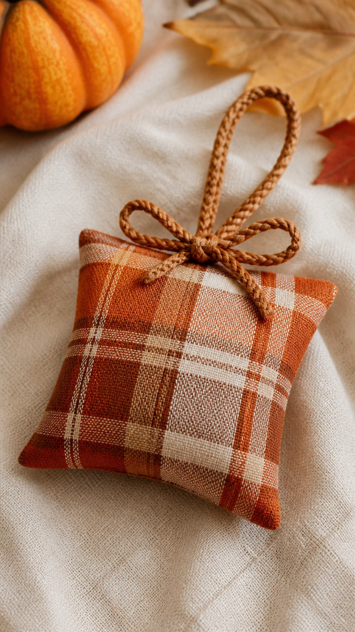 Pumpkin-Scented Cotton Ball Sachet