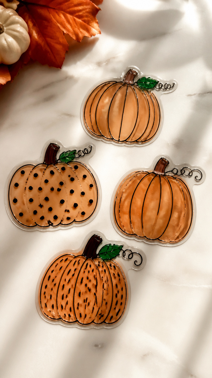 Pumpkin Window Clings