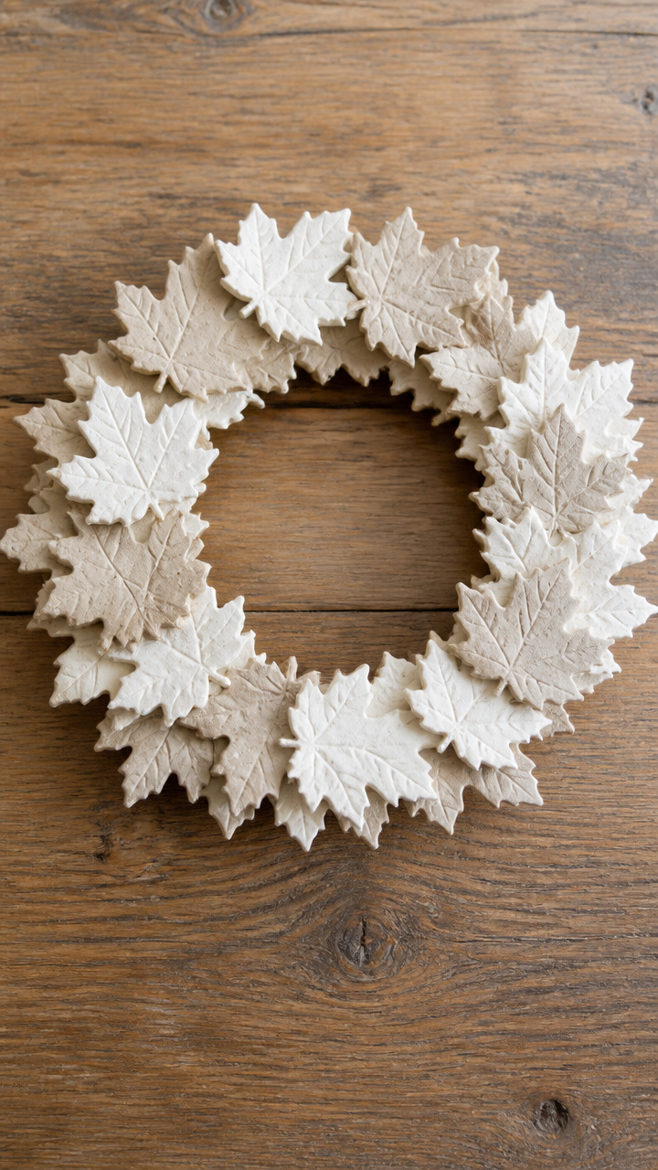 Salt-Dough Sycamore Leaves