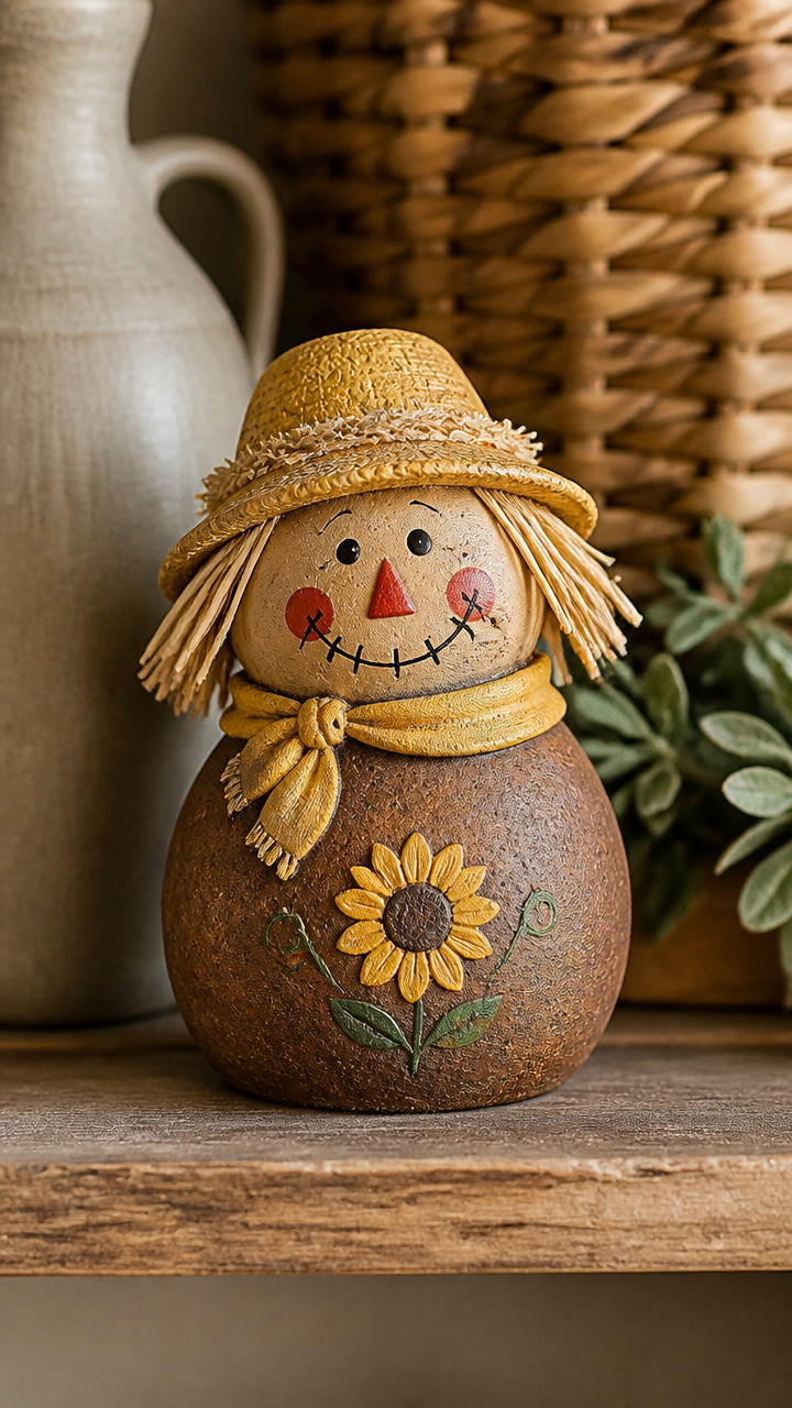 Scarecrow Salt Dough Figure