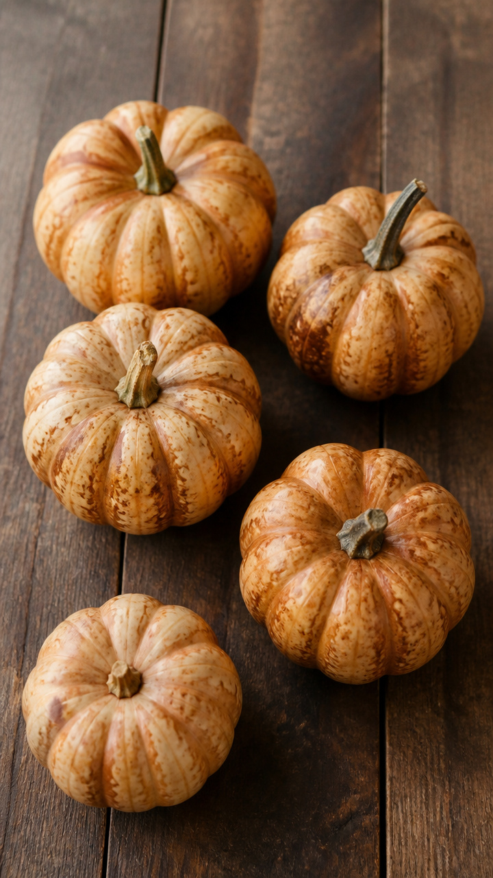 Tea Bag Stain Pumpkins