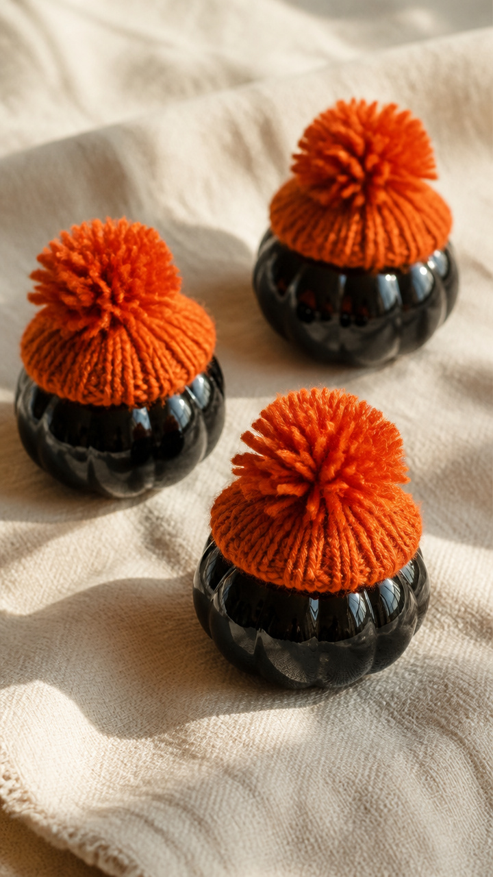 Yarn Tassel Caps