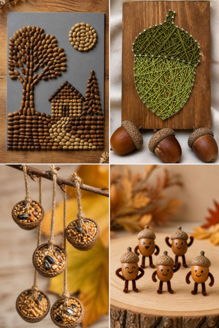 15 Acorn Crafts for Kids