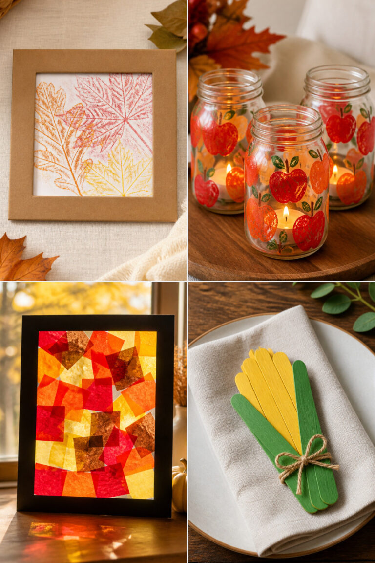 15 Easy Thanksgiving Crafts for Kids to Make Before Dinner