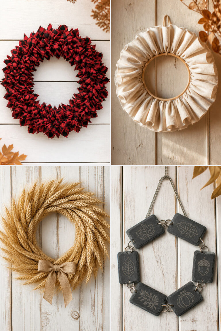 15 Farmhouse Fall Wreath Ideas
