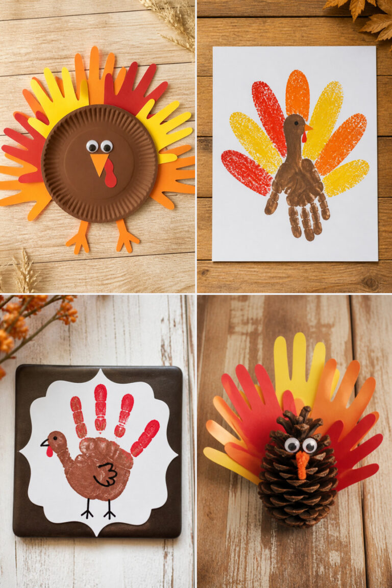 15 Handprint Turkey Craft Ideas Perfect for Preschoolers
