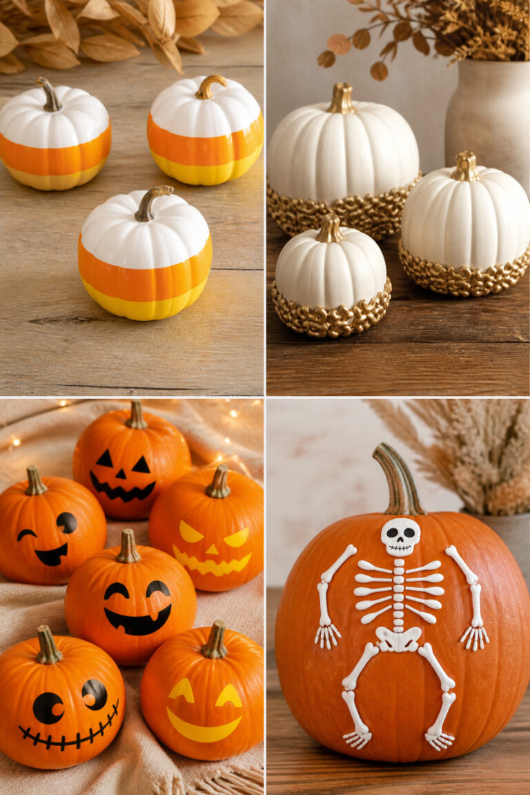 15 No-Carve Pumpkin Craft Ideas Perfect for Halloween Parties