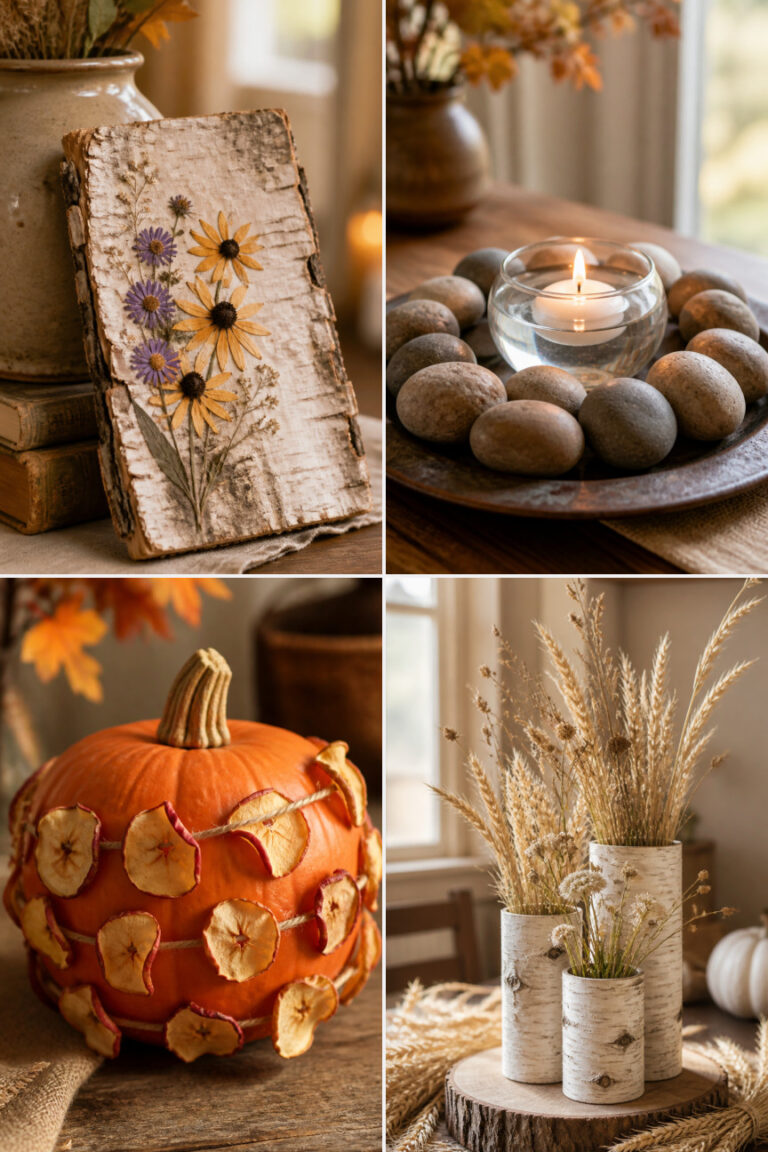 15 Rustic Thanksgiving Centerpiece Ideas Using Items From Your Yard