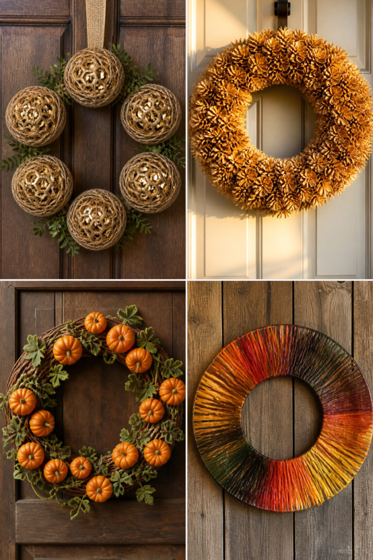 20 Front Door Fall Wreaths