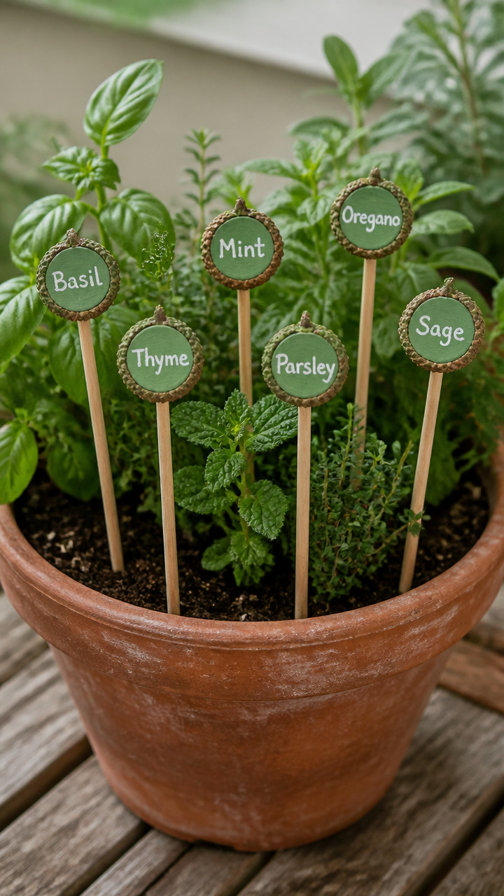 Acorn Garden Markers