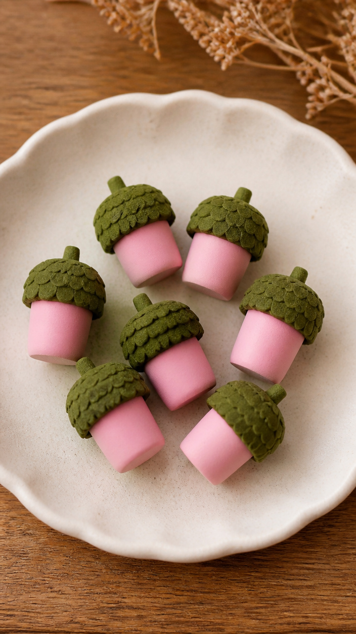 Acorn-Shaped Erasers